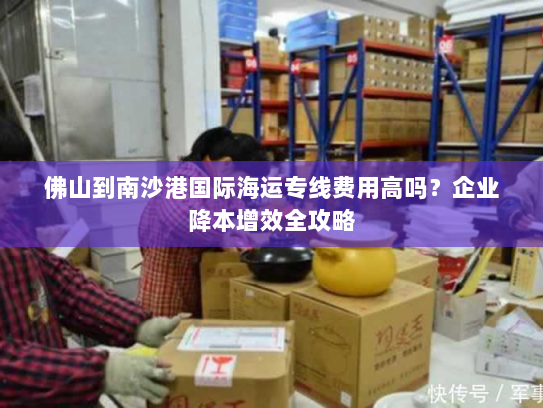 佛山到南沙港国际海运专线费用高吗？企业降本增效全攻略