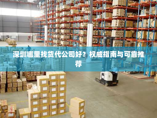 深圳哪里找货代公司好？权威指南与可靠推荐