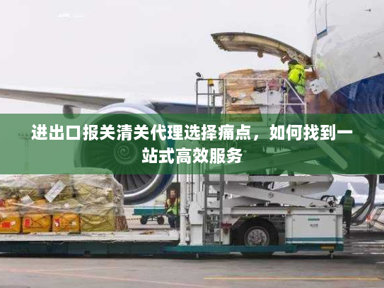 进出口报关清关代理选择痛点，如何找到一站式高效服务