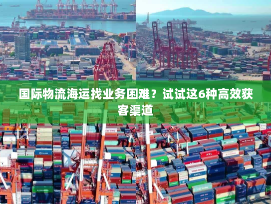 国际物流海运找业务困难?试试这6种高效获客渠道 国际物流海运找业务困难?试试这6种高效获客渠道