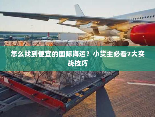 怎么找到便宜的国际海运？小货主必看7大实战技巧