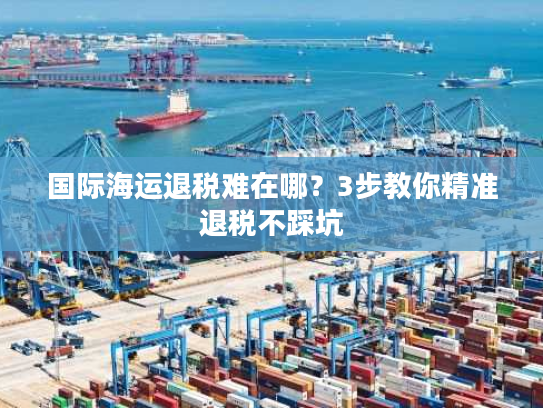 国际海运退税难在哪？3步教你精准退税不踩坑