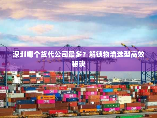 深圳哪个货代公司最多?解锁物流选型高效秘诀 深圳哪个货代公司最多?解锁物流选型高效秘诀