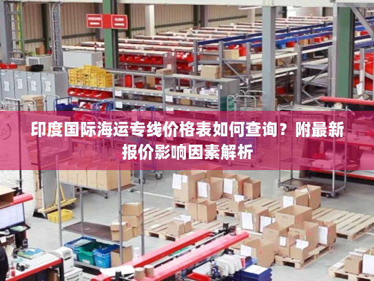 印度国际海运专线价格表如何查询？附最新报价影响因素解析