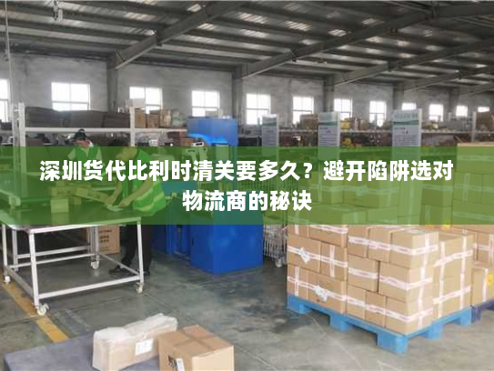 深圳货代比利时清关要多久？避开陷阱选对物流商的秘诀