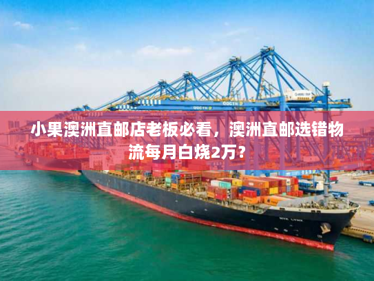 小果澳洲直邮店老板必看,澳洲直邮选错物流每月白烧2万? 小果澳洲直邮店老板必看,澳洲直邮选错物流每月白烧2万?