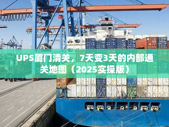 UPS厦门清关，7天变3天的内部通关地图（2025实操版）