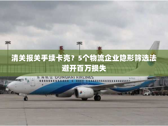 清关报关手续卡壳?5个物流企业隐形筛选法避开百万损失 清关报关手续卡壳?5个物流企业隐形筛选法避开百万损失