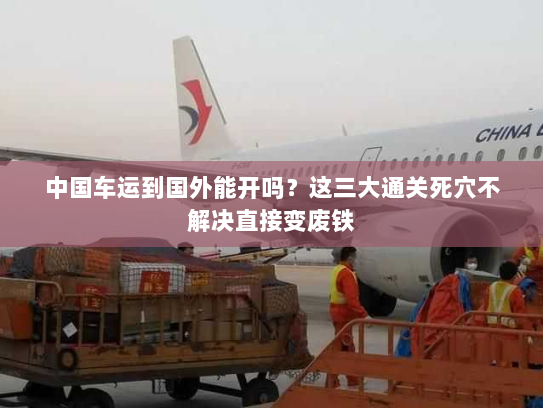 中国车运到国外能开吗?这三大通关死穴不解决直接变废铁 中国车运到国外能开吗?这三大通关死穴不解决直接变废铁