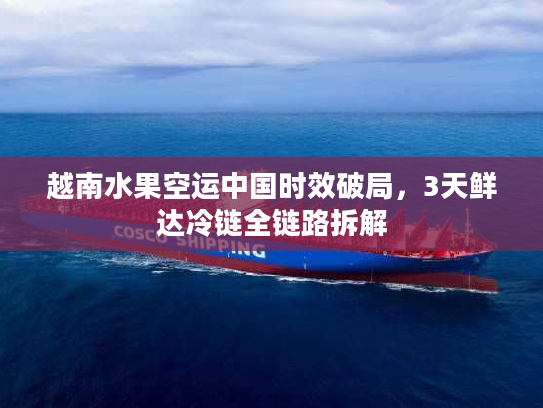 越南水果空运中国时效破局，3天鲜达冷链全链路拆解