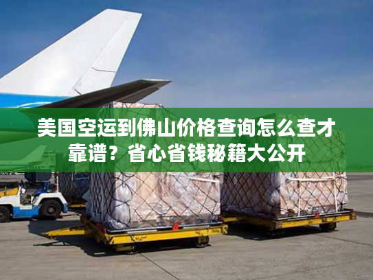 美国空运到佛山价格查询怎么查才靠谱？省心省钱秘籍大公开