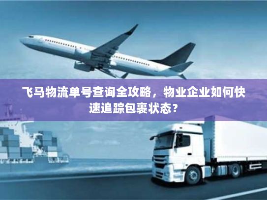 飞马物流单号查询全攻略,物业企业如何快速追踪包裹状态? 飞马物流单号查询全攻略,物业企业如何快速追踪包裹状态?