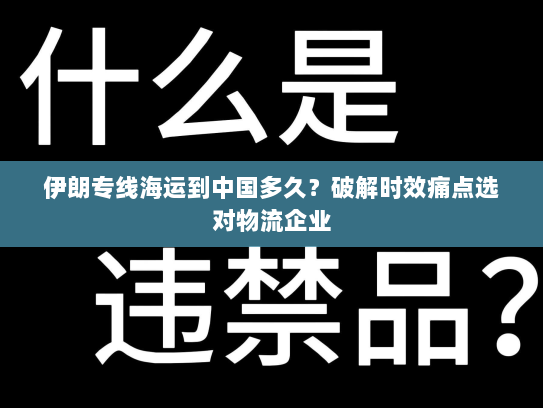 伊朗专线海运到中国多久?破解时效痛点选对物流企业 伊朗专线海运到中国多久?破解时效痛点选对物流企业