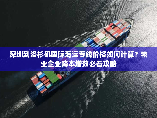 深圳到洛杉矶国际海运专线价格如何计算?物业企业降本增效必看攻略 深圳到洛杉矶国际海运专线价格如何计算?物业企业降本增效必看攻略