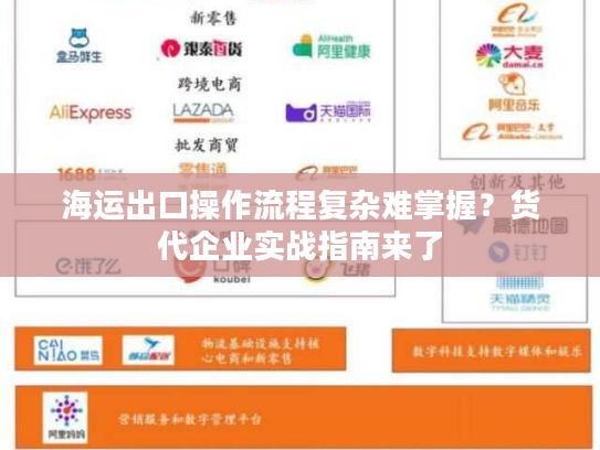 海运出口操作流程复杂难掌握？货代企业实战指南来了