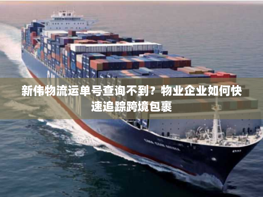 新伟物流运单号查询不到?物业企业如何快速追踪跨境包裹 新伟物流运单号查询不到?物业企业如何快速追踪跨境包裹