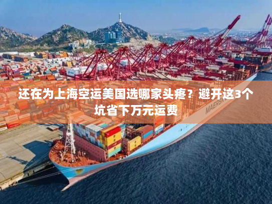 还在为上海空运美国选哪家头疼？避开这3个坑省下万元运费