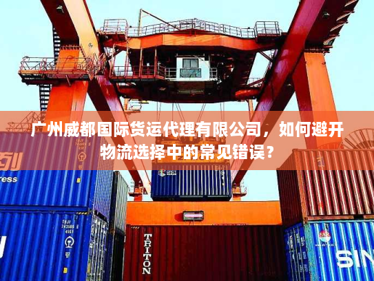 广州威都国际货运代理有限公司,如何避开物流选择中的常见错误? 广州威都国际货运代理有限公司,如何避开物流选择中的常见错误?