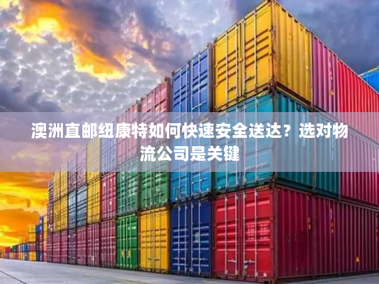 澳洲直邮纽康特如何快速安全送达？选对物流公司是关键