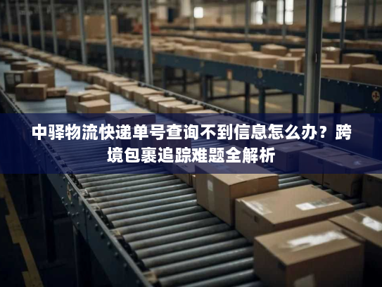 中驿物流快递单号查询不到信息怎么办?跨境包裹追踪难题全解析 中驿物流快递单号查询不到信息怎么办?跨境包裹追踪难题全解析
