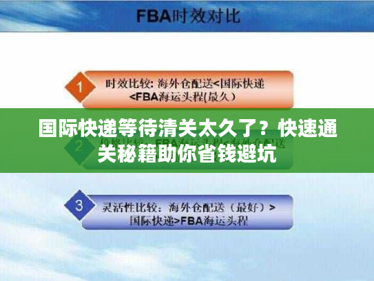 国际快递等待清关太久了？快速通关秘籍助你省钱避坑