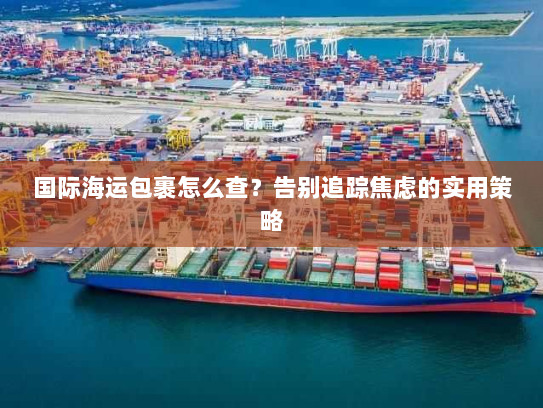 国际海运包裹怎么查？告别追踪焦虑的实用策略