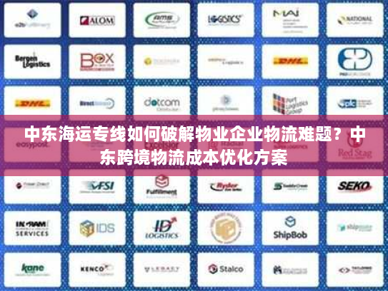 中东海运专线如何破解物业企业物流难题？中东跨境物流成本优化方案