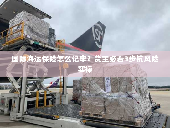 国际海运保险怎么记牢？货主必看3步抗风险实操
