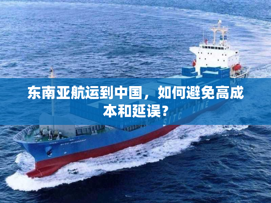 东南亚航运到中国，如何避免高成本和延误？