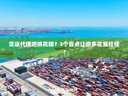 货运代理吧挑花眼？3个盲点让你多花冤枉钱！