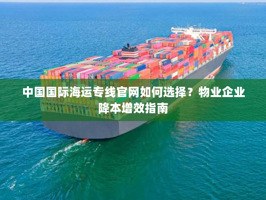 中国国际海运专线官网如何选择？物业企业降本增效指南