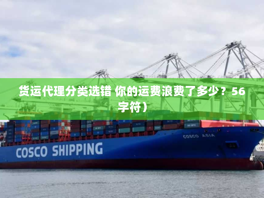 货运代理分类选错 你的运费浪费了多少？56字符）