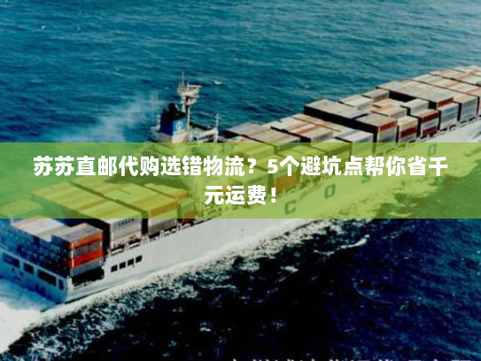 苏苏直邮代购选错物流?5个避坑点帮你省千元运费! 苏苏直邮代购选错物流?5个避坑点帮你省千元运费!