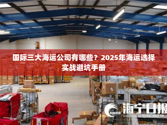 国际三大海运公司有哪些?2025年海运选择实战避坑手册 国际三大海运公司有哪些?2025年海运选择实战避坑手册