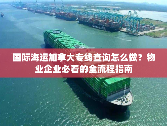 国际海运加拿大专线查询怎么做？物业企业必看的全流程指南