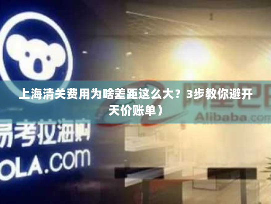 上海清关费用为啥差距这么大？3步教你避开天价账单）