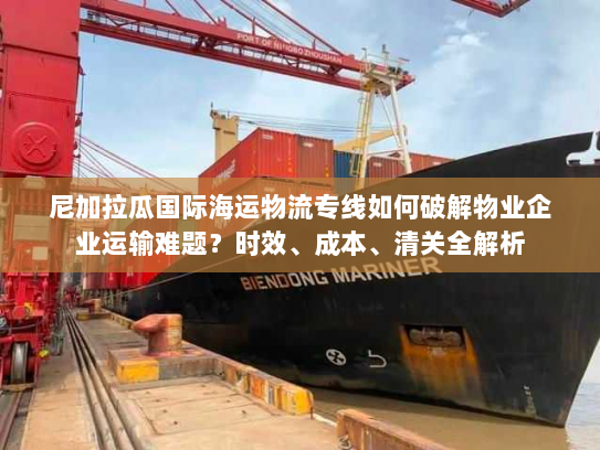 尼加拉瓜国际海运物流专线如何破解物业企业运输难题?时效、成本、清关全解析 尼加拉瓜国际海运物流专线如何破解物业企业运输难题?时效、成本、清关全解析