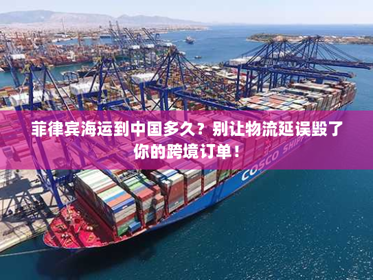 菲律宾海运到中国多久?别让物流延误毁了你的跨境订单! 菲律宾海运到中国多久?别让物流延误毁了你的跨境订单!