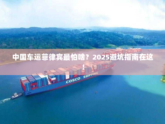 中国车运菲律宾最怕啥？2025避坑指南在这！