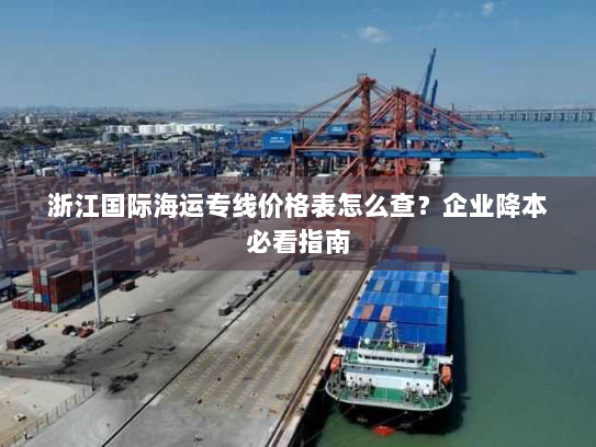 浙江国际海运专线价格表怎么查?企业降本必看指南 浙江国际海运专线价格表怎么查?企业降本必看指南