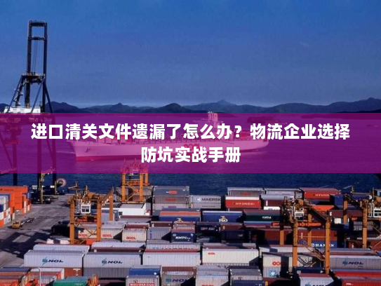进口清关文件遗漏了怎么办?物流企业选择防坑实战手册 进口清关文件遗漏了怎么办?物流企业选择防坑实战手册