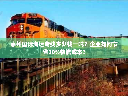 惠州国际海运专线多少钱一吨？企业如何节省30%物流成本？