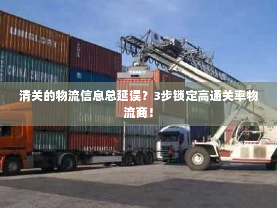 清关的物流信息总延误?3步锁定高通关率物流商! 清关的物流信息总延误?3步锁定高通关率物流商!