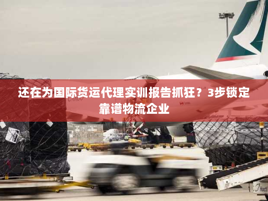 还在为国际货运代理实训报告抓狂?3步锁定靠谱物流企业 还在为国际货运代理实训报告抓狂?3步锁定靠谱物流企业