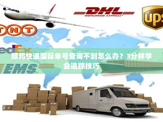 顺邦快递国际单号查询不到怎么办?3分钟学会追踪技巧 顺邦快递国际单号查询不到怎么办?3分钟学会追踪技巧