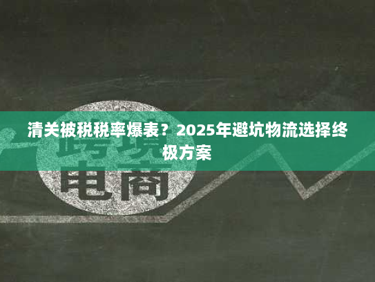 清关被税税率爆表？2025年避坑物流选择终极方案