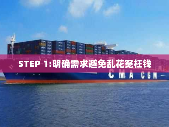 STEP 1:明确需求避免乱花冤枉钱 STEP 1:明确需求避免乱花冤枉钱