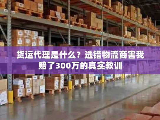 货运代理是什么?选错物流商害我赔了300万的真实教训 货运代理是什么?选错物流商害我赔了300万的真实教训