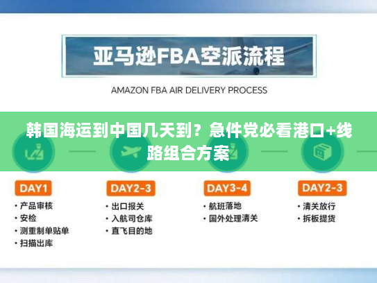 韩国海运到中国几天到?急件党必看港口+线路组合方案 韩国海运到中国几天到?急件党必看港口+线路组合方案