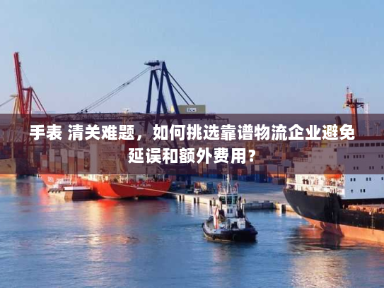 手表 清关难题，如何挑选靠谱物流企业避免延误和额外费用？